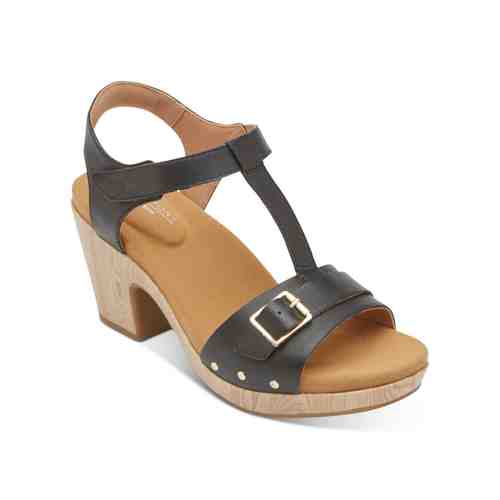 Сандалии на плоской подошве Rockport Women's Vivianne T-Strap Dress Sandals арт. 3806537